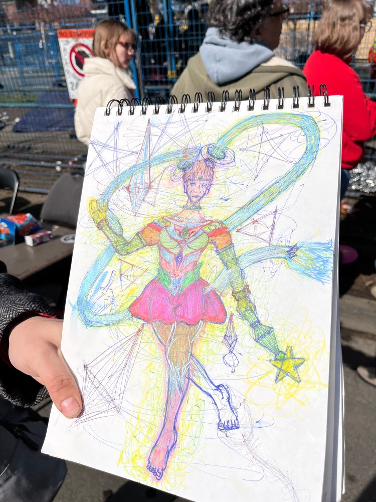 lovely sketch inspired by Sailor Moon