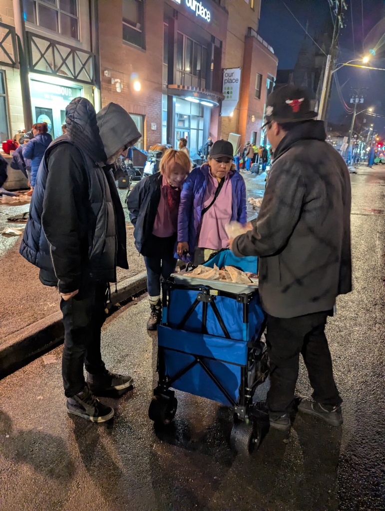Sunday night outreach on the block